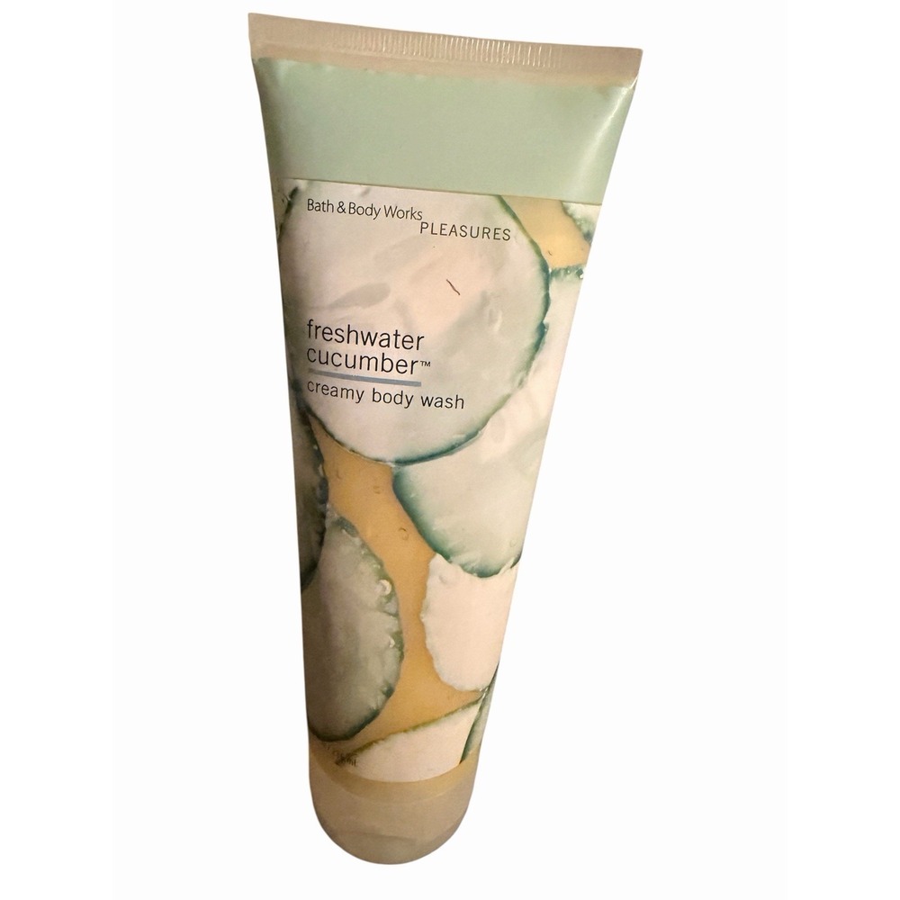 Bath & Body Works Pleasures Freshwater Cucumber Creamy Body Wash‎ DISCONTINUED